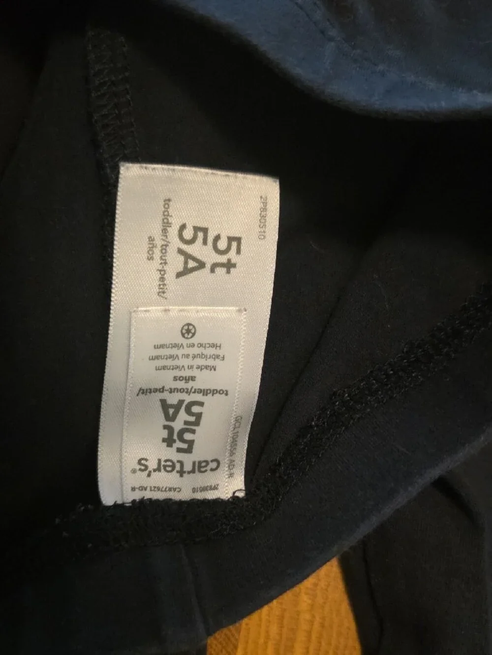 Carter's Black Kids Stretch Leggings